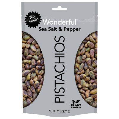 Wonderful Pistachios No Shell Sea Salt & Pepper - 11oz