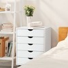 JIONJOY 18.7 Wide Premium 5-Drawer Mobile File Cabinet - Lockable, Spacious, with Smooth-Gliding Wheels - 4 of 4