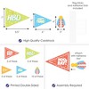 Big Dot of Happiness Party Time - Triangle Happy Birthday Party Photo Props - Pennant Flag Centerpieces - Set of 20 - 3 of 4