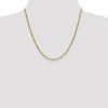 Black Bow Jewelry 2.75mm 14K Yellow Gold Hollow Singapore Chain Necklace - 2 of 4