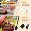 Itopfox 15-Piece Stainless Steel BBQ Grill Utensil Set with Carrying Bag - Professional Outdoor Cooking Tools, Ideal Gift for Grilling Enthusiasts - 4 of 4