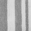 JUJABU Reversible Cotton Bath Rug with Plush Stripes - Machine Washable - 3 of 4