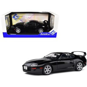 1993 Toyota Supra MK4 (A80) RHD (Right Hand Drive) Astral Black 1/18 Diecast Model Car by Solido - 1 of 4