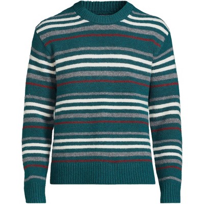 Lands' End Men's Long Sleeve Ultra Soft Oversized Crewneck Sweater