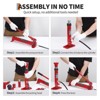 Porta Power Kit, Portable Hydraulic Jack with 4.6ft Oil Hose, Auto Body Frame Repair Kit with Storage Case - 4 of 4
