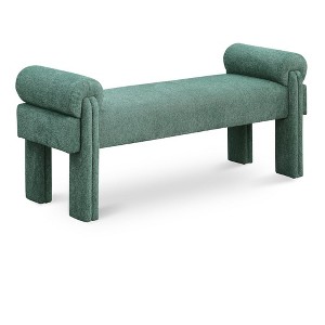 Meridian Furniture,Stefano Polyester Fabric Bench - 1 of 4