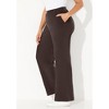 Catherines Women's Plus Size Suprema Wide Leg Pant - 4 of 4