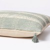 Woven Plaid Throw Pillow with Tassel Zipper - Threshold™ designed with Studio McGee - image 4 of 4
