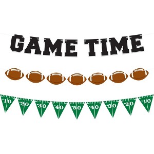 ArtCreativity Game Time Football Banner Decoration - Set of 3 - 1 of 4