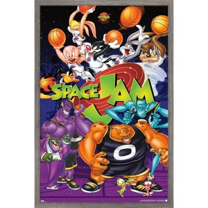 Trends International Looney Tunes: Space Jam - Collage Framed Wall Poster Prints - 1 of 4