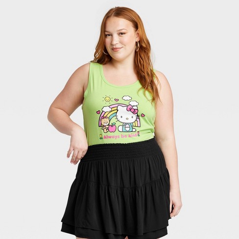 Women's Hello Kitty Short Sleeve Graphic T-shirt - Brown : Target