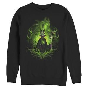 Men's Sleeping Beauty Dark Detailed Maleficent Sweatshirt - 1 of 3