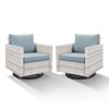 Outdoor Patio Swivel Chair Glider Chair with Removable Cushions for Porch - 3 of 4