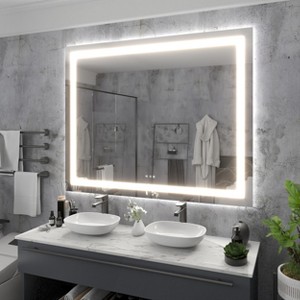 LED Front Light and Backlit Mirror - 1 of 4