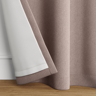 50"x63" Blackout Aruba Window Curtain Panel Light Brown Threshold