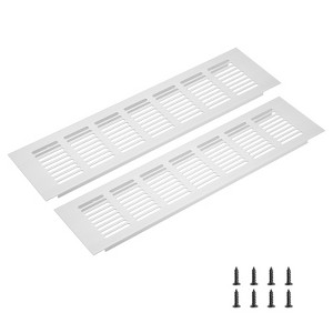 Unique Bargains Rectangle Ventilation Grille, Aluminum - 1 of 3