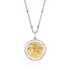 Ross-Simons Italian Genuine 20-Lira Coin Pendant Necklace in Sterling Silver Size 18 - 3 of 4