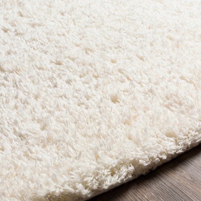 Hauteloom Siari Solid Cream Plush Rug