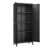 Maliang 27.56 x 13.78 x 64.96" 2 Doors Metal Storage Cabinet, Kitchen Pantry Cabinet With Adjustable Shelves - 4 of 4