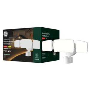 GE Household Lighting Security 3 Head Hard Wired Motion Sensing Light Fixture 5CCT - 1 of 4
