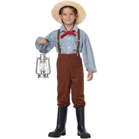 Dress Up America Pioneer Costume For Girls - Colonial Prairie Dress -  Medium : Target