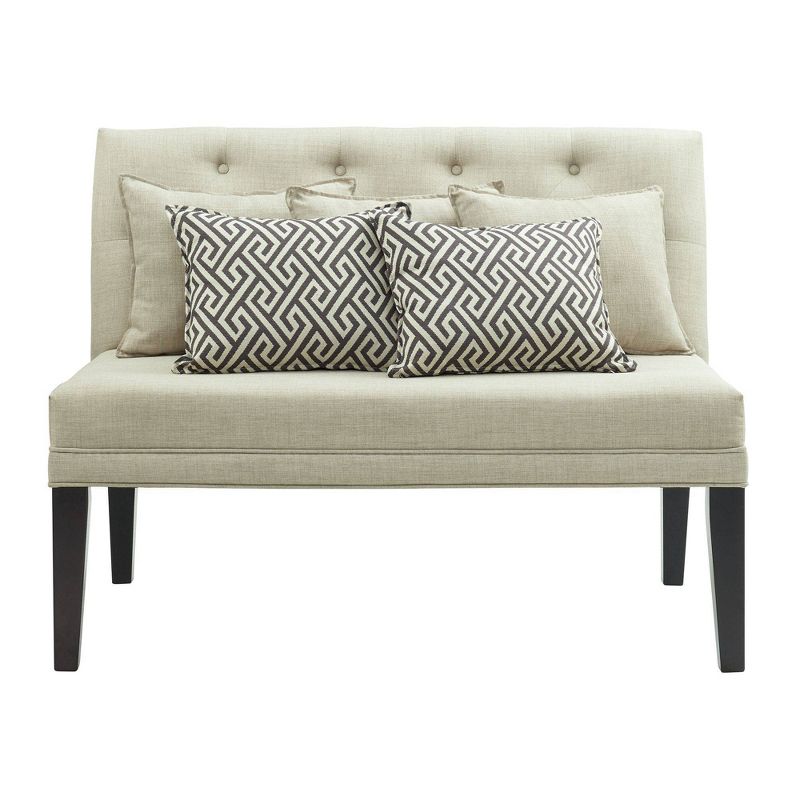 Mara Loveseat with 5 Pillows Taupe - Picket House Furnishings, 1 of 11