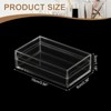 Unique Bargains Acrylic Cube Storage Collectible Display Boxes 2 Pcs Clear - 2 of 4