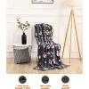 Elegant Comfort Super Soft Christmas Prints Blanket Home D¨¦cor, Warm Cozy Throws for Winter Bedding. - 3 of 4