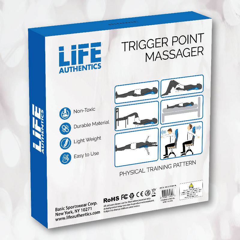 Life Authentics  Trigger Point Massager Helps With Headaches, Migrains, Overall Body Tension Neck Shoulder Pain Relief Sitting Or Laying Down, 3 of 7