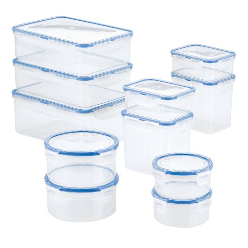 Locknlock Easy Essentials Assorted Food Storage Container Set - 22pc :  Target