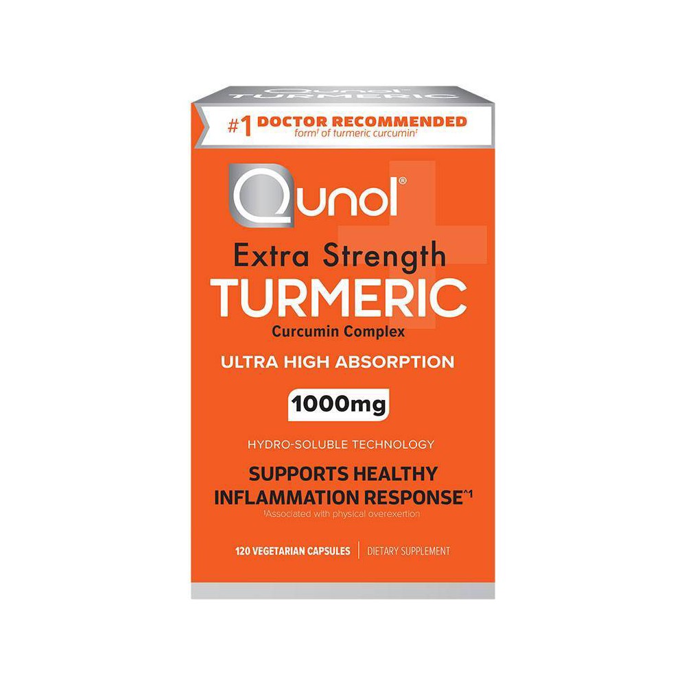 Photos - Vitamins & Minerals Qunol Extra Strength Turmeric 1000mg Capsules - 120ct