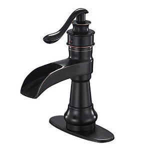BWE Single Hole Single-Handle Low-Arc Bathroom Faucet - 1 of 4