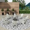 WestinTrends Malibu  HDPE Outdoor Folding Poly Adirondack Chair (Set of 8) - 2 of 4