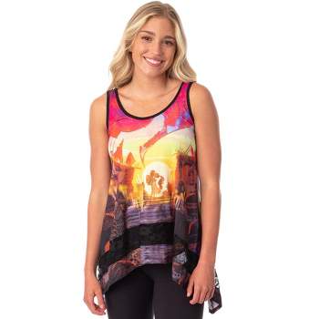 The Book Of Life Lace Accent Junior's Tank Top Shirt