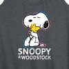 Women's - Peanuts - Snoopy And Woodstock Graphic Racerback Tank - 2 of 4