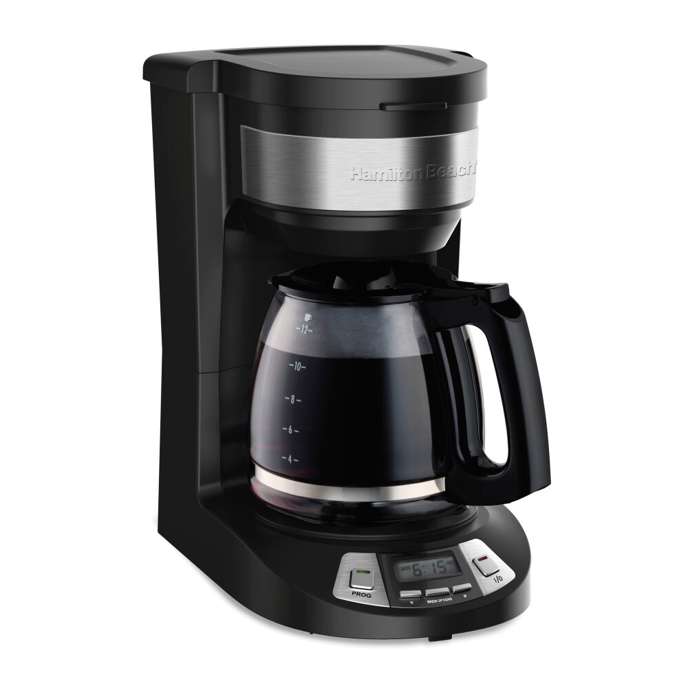 Photos - Coffee Maker Hamilton Beach 12 Cup Programmable  - Black - 46290 