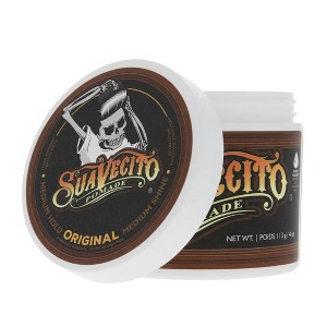 Suavecito Pomade For Men (ORIGINAL) Medium Hold Shine Water Based (4 oz) Flake Free Hair Gel | Easy To Wash Out - All Day Hold For All Hair Styles - 1 of 4