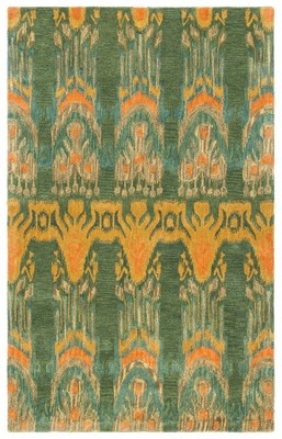 Ikat Ikt464 Hand Tufted Area Rug - Olive/gold - 6'x9' - Safavieh. : Target