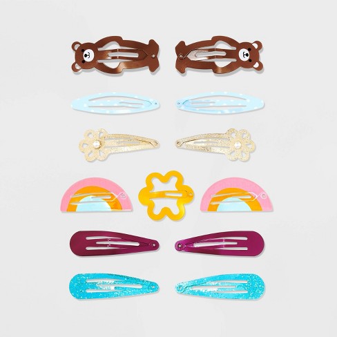 Snap Hair Clips - Multi-Color Pastel – JBabe USA