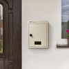 VEVOR Through The Wall Drop Box, Heavy Duty Steel Through the Wall Mailbox with 2.8-7.9" 13" Combination Lock, 12.5x6.3x16.9" Mail Drop Box, Beige - 2 of 4