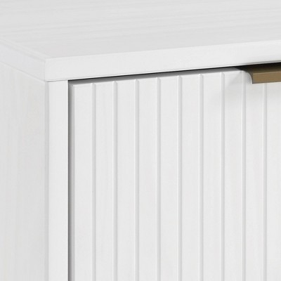 Granville Glam 41'' White Engineered Wood Horizontal Dresser