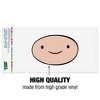 Adventure Time Finn Head Automotive Bumper Sticker - 3 of 4