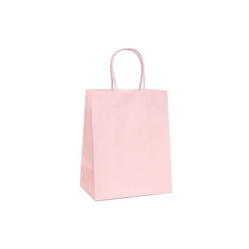 4pk Cub BagPink - Spritz&#8482;: Matte Laminated Favor Bags with Twisted Handles, Forest Stewardship Council Certified, 3 of 6