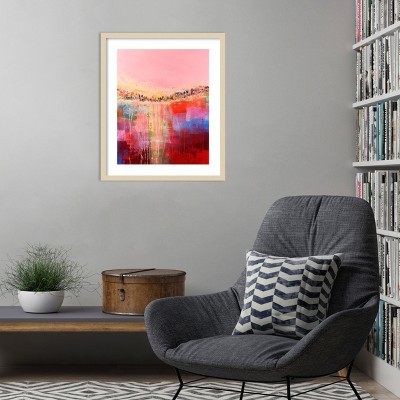 Amanti Art The Love In Us No 4 by Treechild  Wood Framed Wall Art Print 21 x 25