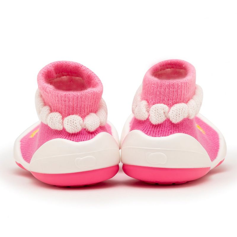 Komuello Baby Girl First Walk Sock Shoes Pineapple, 5 of 10