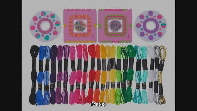 Jewelkeeper BFF Friendship Bracelet Activity Kit, Multicolored, 2 of 10, play video