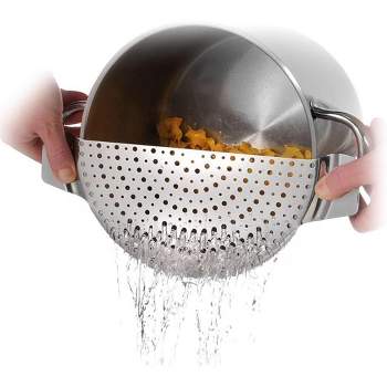 Westmark Stainless Steel Pan Pot Strainer - Efficient and Safe Straining for Pots Up to 10"