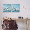 Stupell Industries Soothing Sailboats Drifting Marina Black Framed Giclee Art - 2 of 4