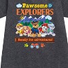 Girls' - Paw Patrol - Pawsome Explorers Graphic Short Sleeve Fleece Dress - 2 of 4