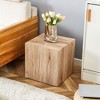 NicBex Modern 15.7" Square Small Coffee Table with Solid Frame for Living Room and Office - 2 of 4